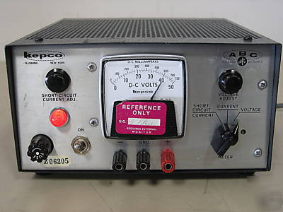 Kepco / power designs regulated 50V dc power supplies