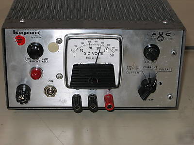 Kepco / power designs regulated 50V dc power supplies