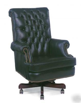 Luxury leather executive swivel chair chose style color