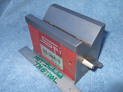 Magnetic v-block spi 45* 98-284-3 used toolmaker wow 