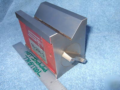 Magnetic v-block spi 45* 98-284-3 used toolmaker wow 