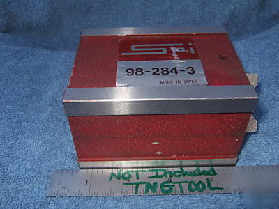Magnetic v-block spi 45* 98-284-3 used toolmaker wow 
