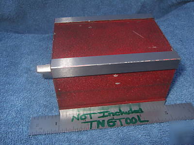 Magnetic v-block spi 45* 98-284-3 used toolmaker wow 