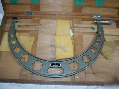Mitutoyo 17-18 inch micrometer. with case.