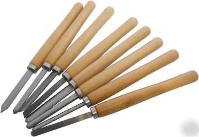 New am-tech pro 8PC wood lathe chisel set ** cheapest**