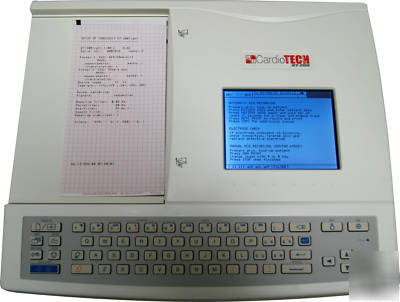 New cardiotech gt-200 light interpretive ekg machine ( )