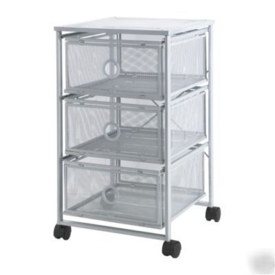 New ikea drawer unit on casters silver 