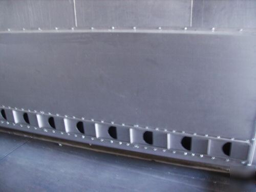 New powder coat batch oven inside 8FT x 8FT x 10FT deep