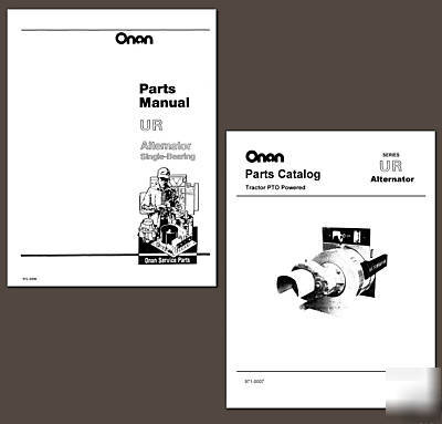 Onan ur series alternator tractor parts manual manuals 