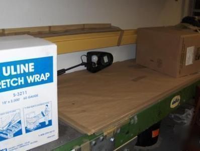 Shanklin l sealer + t-7XL heat tunnel & conveyor s-24C