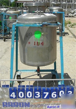Used- o.g. kelley co. pressure tank, 55 gallon, 304 sta