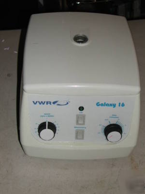 Vwr galaxy 16 microcentrifuge, cap. 18X1.5/2.0ML tubes