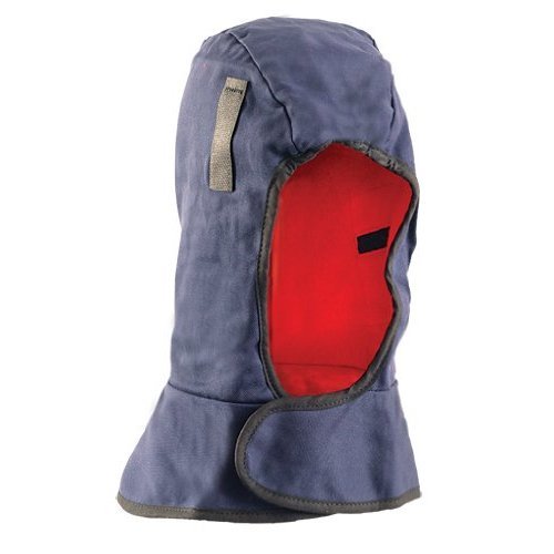 Winter liner-fr cotton/fleece shoulder length-navy blue