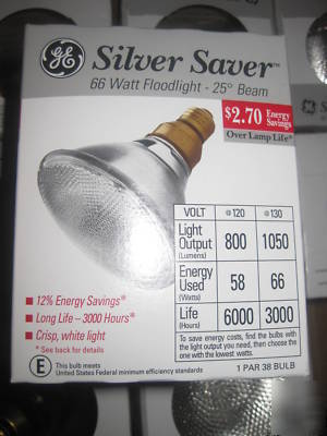 12 ge lighting incandescent lamps 66W 66PAR/hss/FL25 