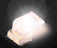 20 Ã— ultra bright white 0603 smd leds 400MCD smt led
