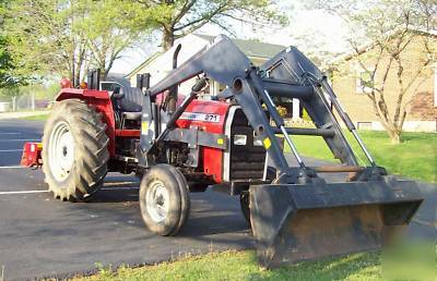2000 massey ferguson 271 diesel tractor w/ loader only