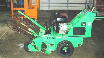 2005 vermeer rt-100 walk behind trencher