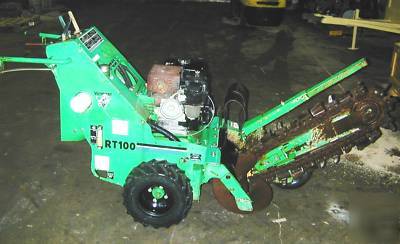 2005 vermeer rt-100 walk behind trencher