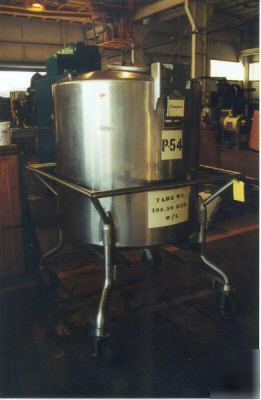 250 gal perma-san sanitary stainless steel tank CH103