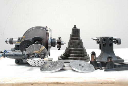 Bs-2 universal dividing head plates index swing 9-1/4