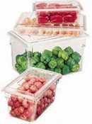 Cambro clear food box 12IN x 18IN x 6IN |6 ea| 12186CW