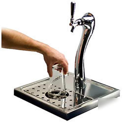 Glass rinser tray - 15-3/4 inch - drip - draft beer