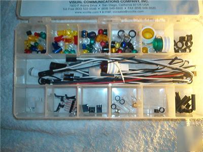 Led lenses, mounts & wired interconnections kit by vcc