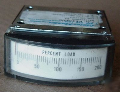 Meter master electric load percent PE476/00 _ 185111FA