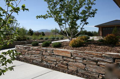 Mt. moriah stone blocks, 24 tons natural retaining wall