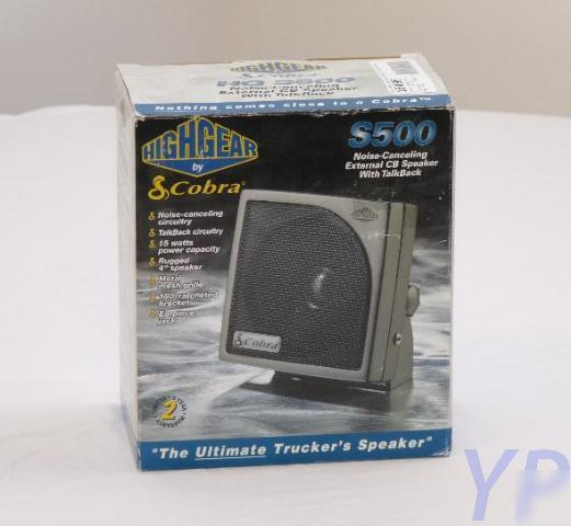 New cobra external cb radio speaker hg-S500