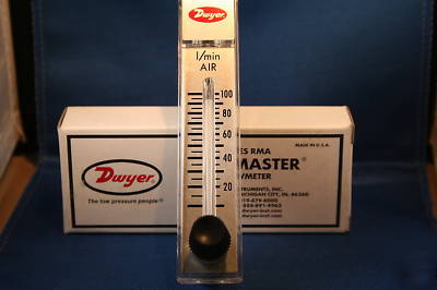 New dwyer flowmeter - 10-100 lpm water - rma-25-ssv