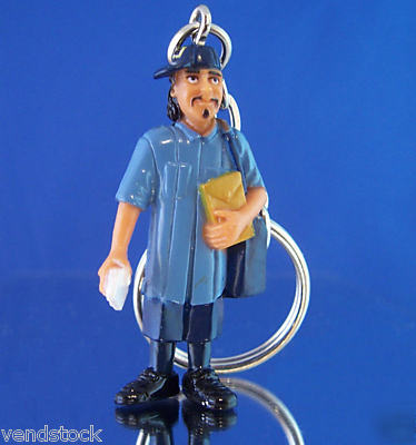 New homies usps letter carrier/mailman keychain 