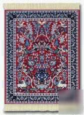 New mouserug mouse pad tree of life deer oriental rug 