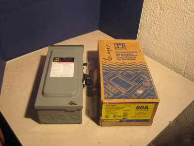 New square d D322NRB 60A general duty safety switch 