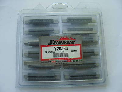 New sunnen Y20J63 honing stones (12 stones) 