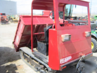 PT2400 tracked utility cart with snow plow-lqqk
