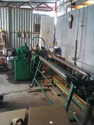 Spiral duct machine for sheet metal industry