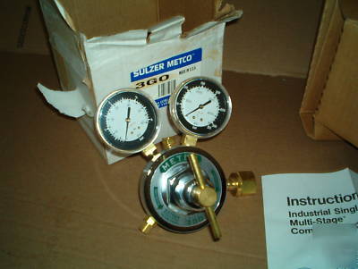 Sulzer metco 3G thermal spray gas & oxygen regulators 