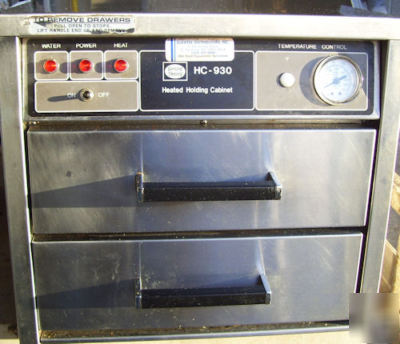 Two drawer heated holding humidity warming henny penny