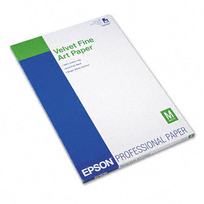 Velvet fine art papr acid-free cotton rag white 20 shts