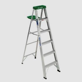 Werner 356 225-lb 6-ft duty rating aluminum stepladder