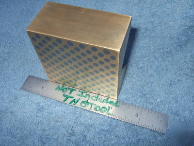 Magnetic v-block brass w/steel pins 112 absolutely mint