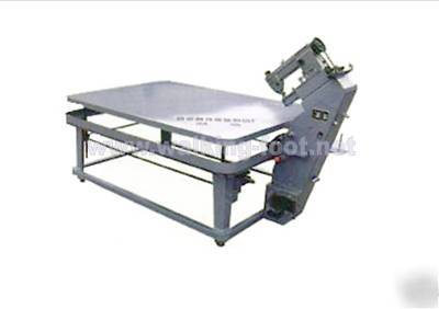 Mattress manufacturing machine basic lockstitch