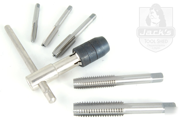 Powerbuilt thread tap set #640587 - 6PC sae