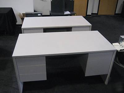 Used - corner computer desk work station