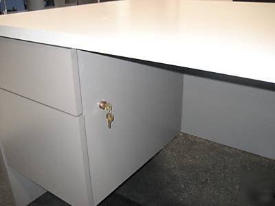 Used - corner computer desk work station