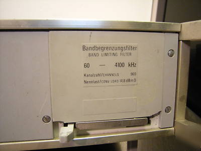 Wandell & gaultermann rsa-5 filter set