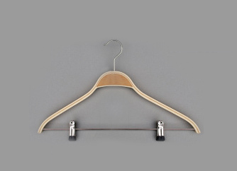 Wooden pant and skirt hangers by wiwa (box of 50)