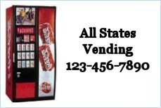 12 laminated custom business id labels bus.name coke