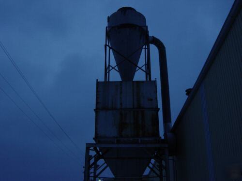 Dust collector system 12 ft x 10 ft x 40 ft tall 40 hp